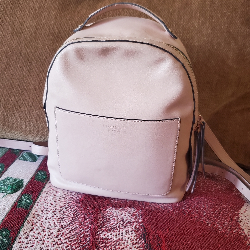 Fiorelli backpack purse pink peony color